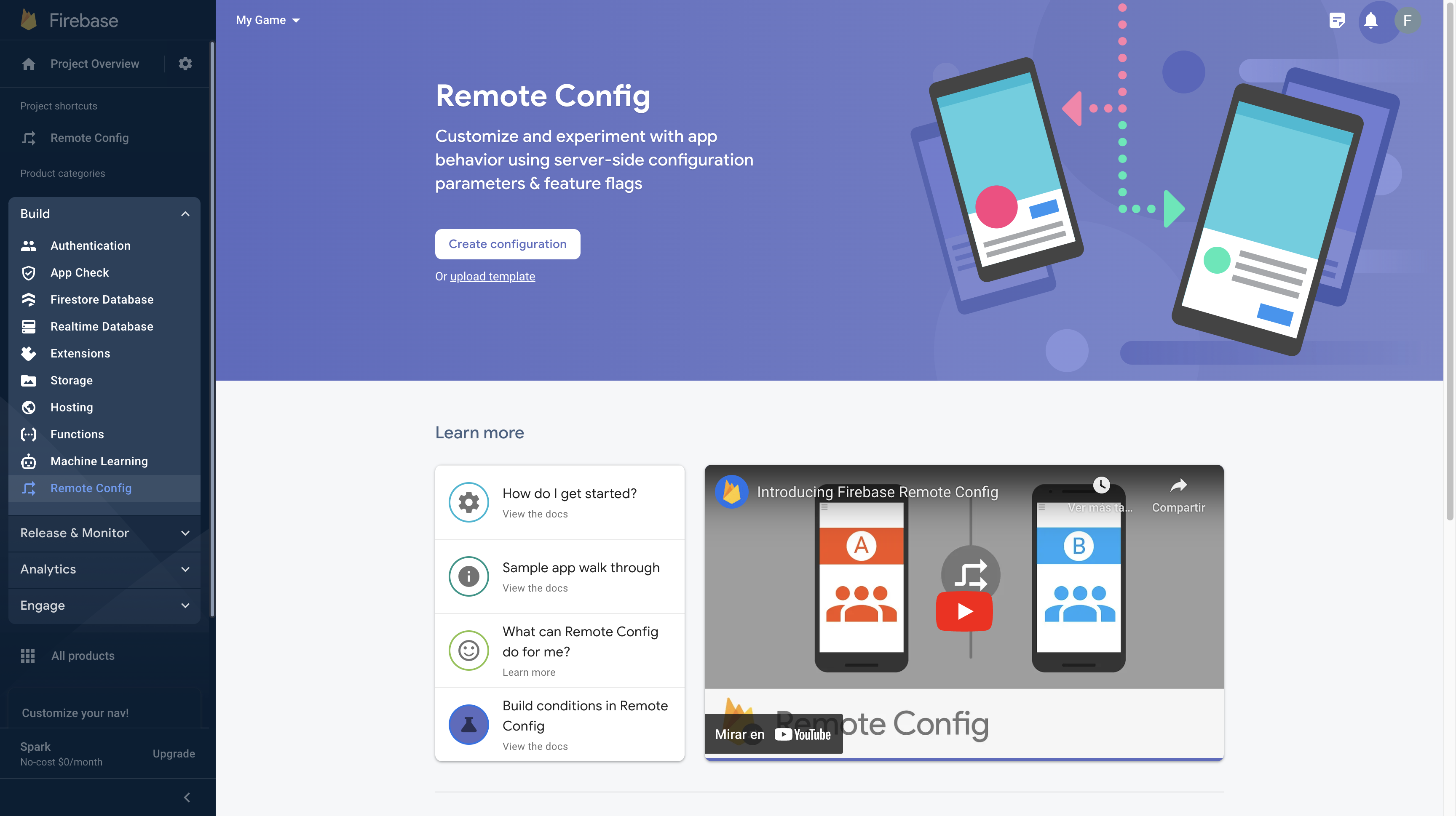 Firebase Remote Config