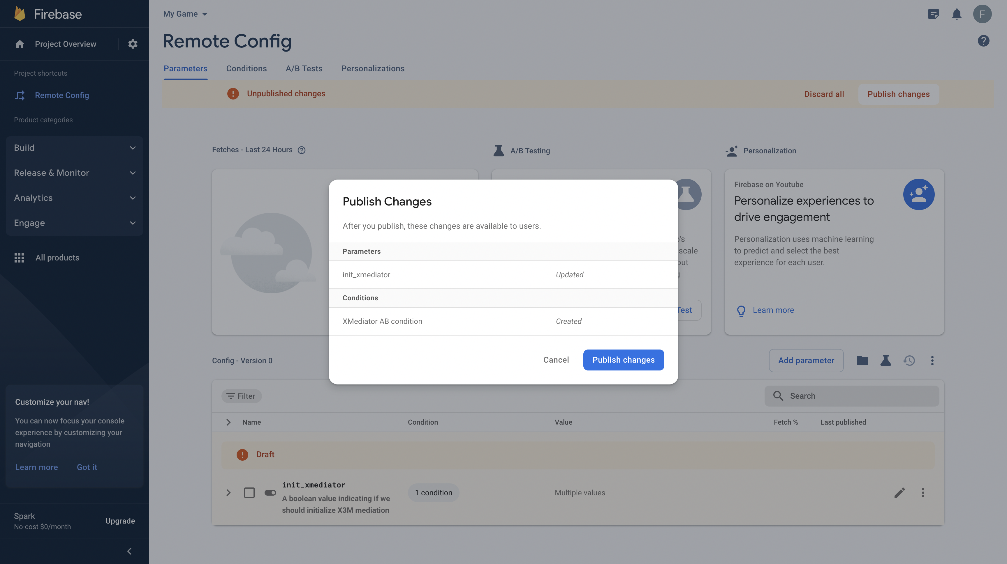 Firebase Remote Config